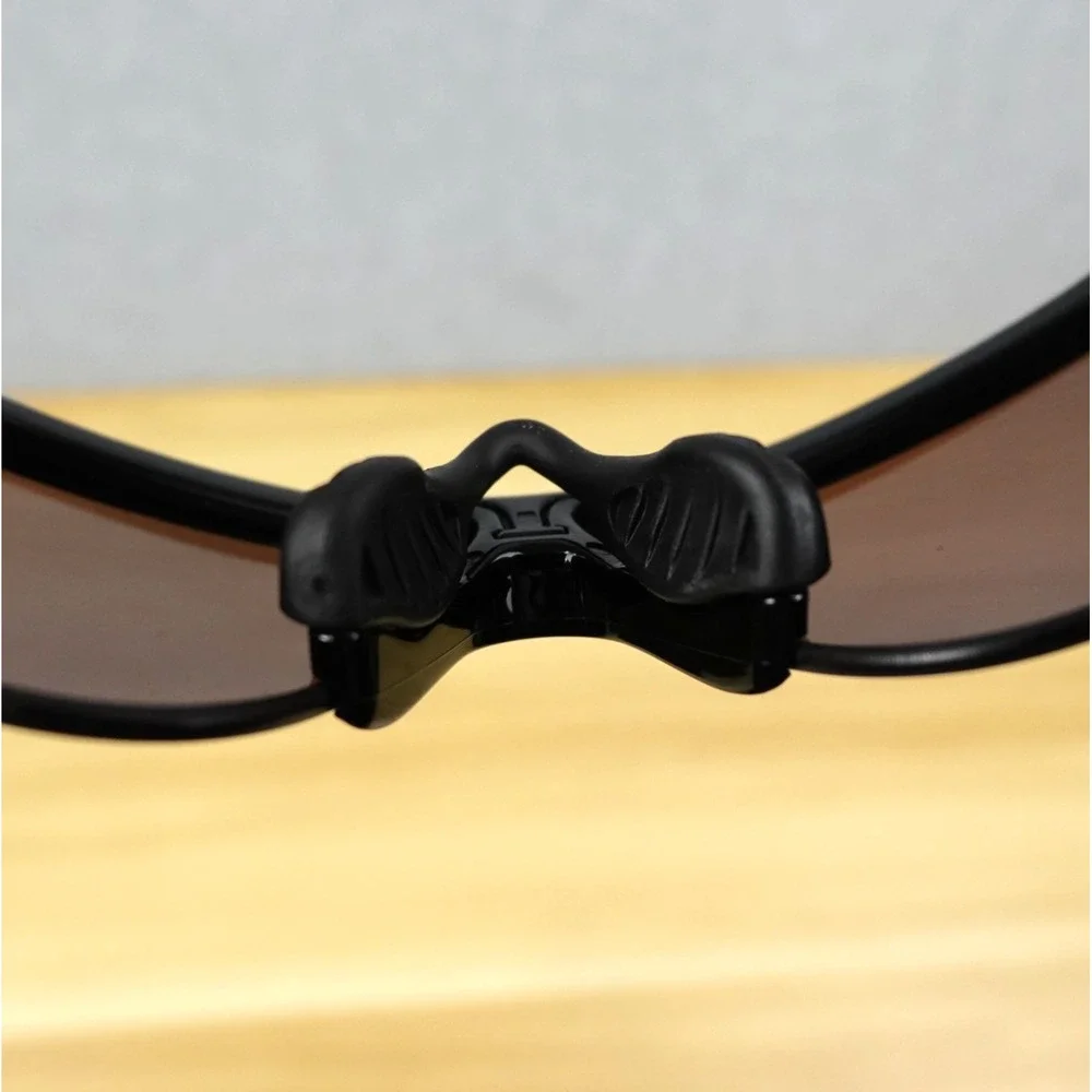 Oakley Radarlock Sunglasses Shades Prizm Polarized Black/Neon Green Frame w/Case